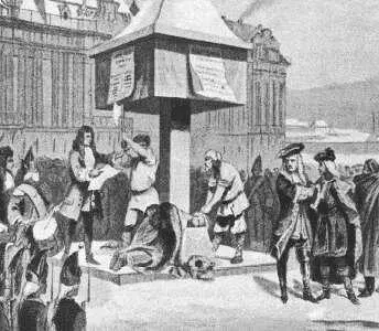 Экзекуция над А И Остерманом 18 января 1742 года Неизвестный художник первой - фото 42