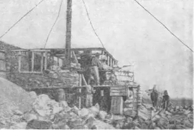 Строительство серного завода на склоне бугра Зеагли Фото 1928 г Затяжка с - фото 60