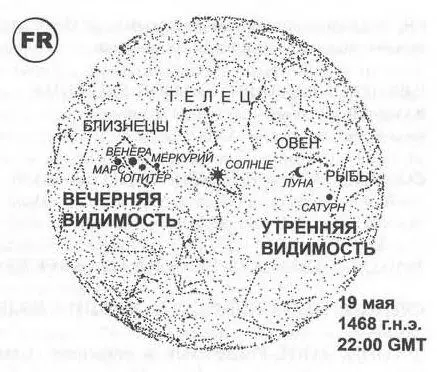 Рис 418 Предварительное решение 1486 года зодиака FR Показано положение - фото 234