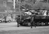 На фото пожар МТО БМД4 с двигателем 2В после парада на Красной Площади в - фото 59
