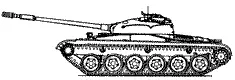 Опытный средний танк Объект 430Боевая масса 355 т Мощность дизеля 5ТД 580 - фото 6