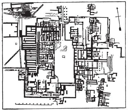 Рис 6 План царского дворца в Кноссе По всей видимости ее максимальный - фото 7