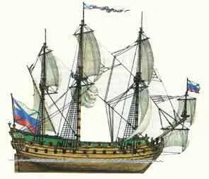 Корабль был заложен в ноябре 1698 года на Воронежской верфи спущен на воду 27 - фото 21