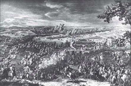 Битва при Лесной 28 сентября 1708 г со старинной гравюры Корволант в это - фото 21