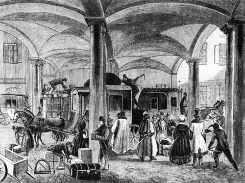 Почтовая станция ТурниТаксисов в начале XIX века Как видите со времен - фото 161