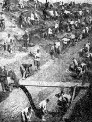 Рис 8 Земляные работы на строительстве главного водопровода комбината 1930 - фото 10