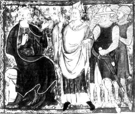 Король Генрих II и Фома Бекет Миниатюра XIV в Замок Виндзор Вид со - фото 10