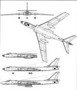 Схема бомбардировщика Ту16 Стратепгческие разведывательные авиакрылья так же - фото 33
