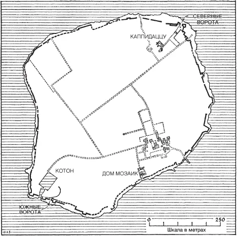 Рис 7 Остров Мотия с городскими стенами и главными руинами Нора находится в - фото 7