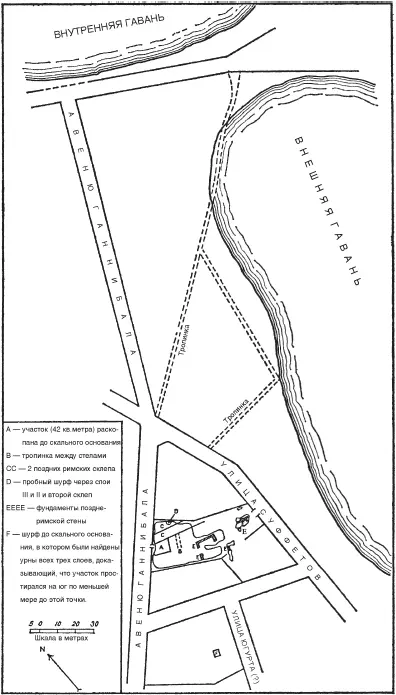 Рис 21 Окрестности святилища Тиннит Саламбо Карфаген с раскопками до 1925 - фото 22