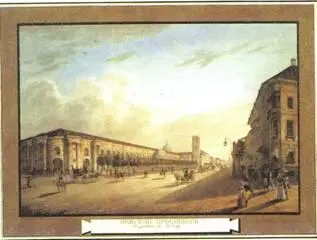 64 К БЕГГРОВ Невский проспект Литография раскраска 1823 г М - фото 65