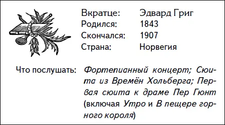 Лучше всего у Грига получались произведения небольших жанров такие как - фото 72