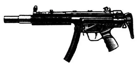 Пистапетпулемет MP5SD3 Хеклерунд Кох с интегрированным глушителем Видимо - фото 111