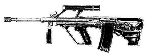 Разрез винтовки Stg77 AUG77 Коммерческийвариант винтовки AUG77 - фото 124