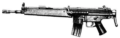 Штурмовая винтовка G 41А2 Характеристики G41A1 G41 A3 G41К Патрон - фото 182