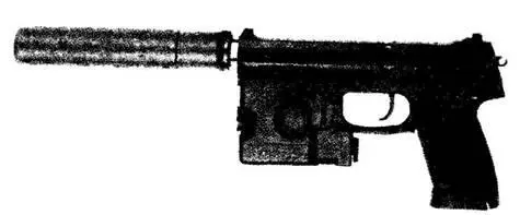 Пистолет Mk23 Mod 0 в полной конфигурации В пазах на низких выступах - фото 78