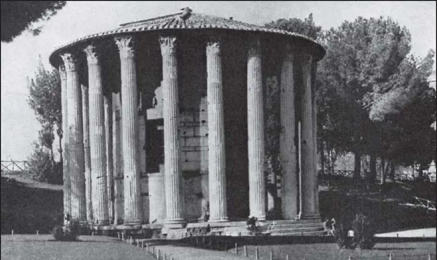 Круглый храм на Бычьем форуме в Риме Ок 120 г до н э Храм Фортуны - фото 18