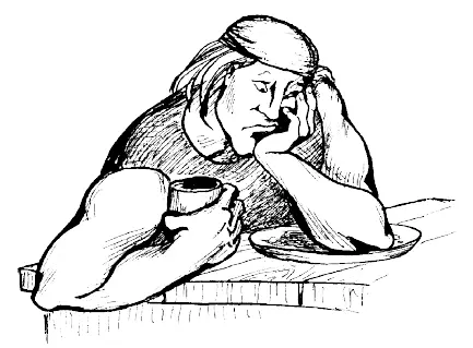 Со всего размаха брякнувшись на табурет и не заботясь о том слушают его или - фото 23