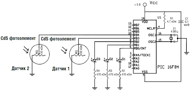 Рис 637 Схема основной нейронной цепочки Программа на PICBASIC имеет - фото 124