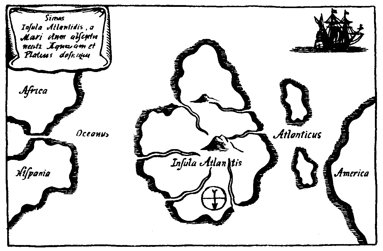 Карта Атлантиды по Кирхеру Глава четвёртая Почему не верить легендам - фото 7
