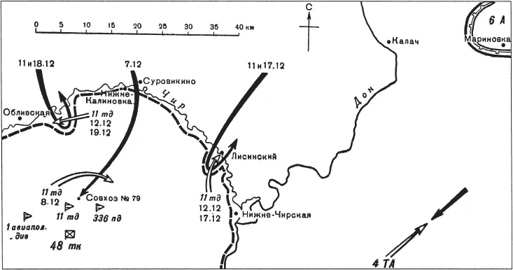 Карта 30 Бои на реке Чир в декабре 1942 года Было совершенно очевидно что мы - фото 30