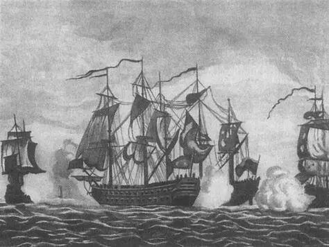 Патрасское сражение 1772 г Корабль Трех Иерархов Адмирал В Я Чичагов - фото 20