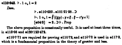 Рис 108Факсимиле доказательства того что 1 1 2 из Principia - фото 124