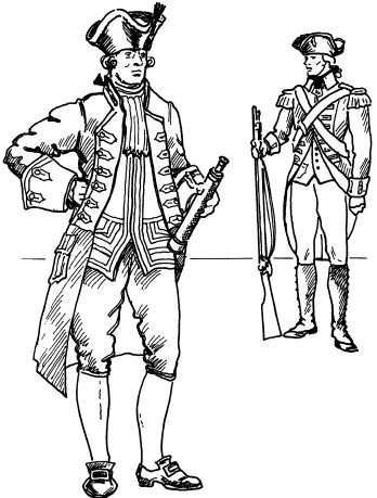 Контрадмирал и морской пехотинец около 1750 года Будучи порождением торгового - фото 58