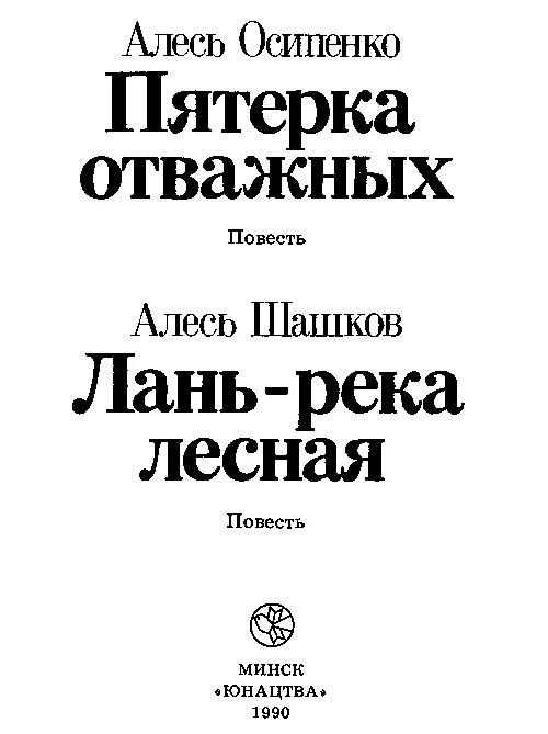 Алесь Осипенко Пятёрка отважных Перевод с белорусского Лилии Теляк Данилка - фото 1