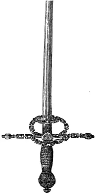 Рис 137 Немецкая рапира начало XVII века Из Armes et Armures Лакомба Мы - фото 145