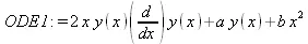 odeadvisorODE1 rational Abel 2nd type class В ODE2 - фото 861