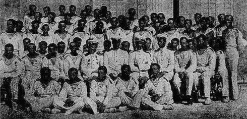 Выпуск белых гардемаринов в Севастополе 1919 г Вицеадмирал М А Кедров - фото 19