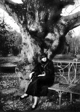 А Ахматова на гумилевской скамье Царское Село 1926 г Фотография Н - фото 22