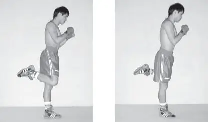 б из исходного положения выполните бег на месте с поочередным подъемом вверх - фото 428