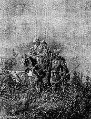 Раненый воевода Рисунок XIX в Уничтожение Новгородского веча при Иване - фото 6
