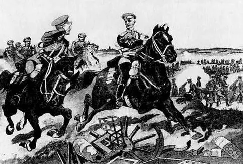 Генерал от кавалерии А А Брусилов Хромолитография Литография товарищества - фото 76