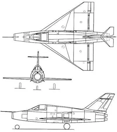 Рис 225 Проекции истребителяперехватчика Жерфо II Старфайтер F104 - фото 165