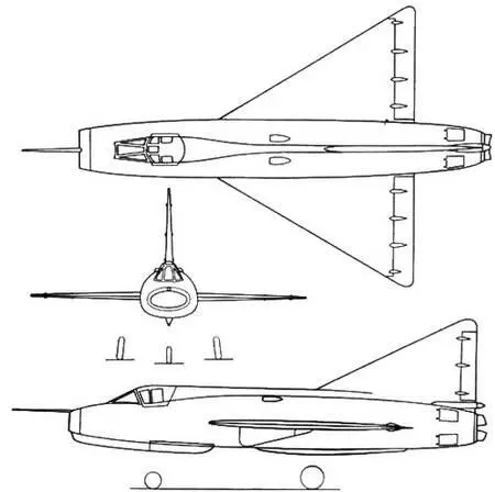 Рис 266 Проекции самолета Дюрандаль SE212 Летнотехнические данные - фото 216