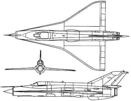 Рис 2146 Проекции самолета Аналог 144 Многоцелевой одноместный - фото 301