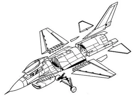Рис 141 Модульная конструкция планера самолета YF16 Надежды на - фото 57
