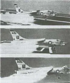 Рис 165 Несколько этапов катапультирования из самолета F8A с помощью - фото 86