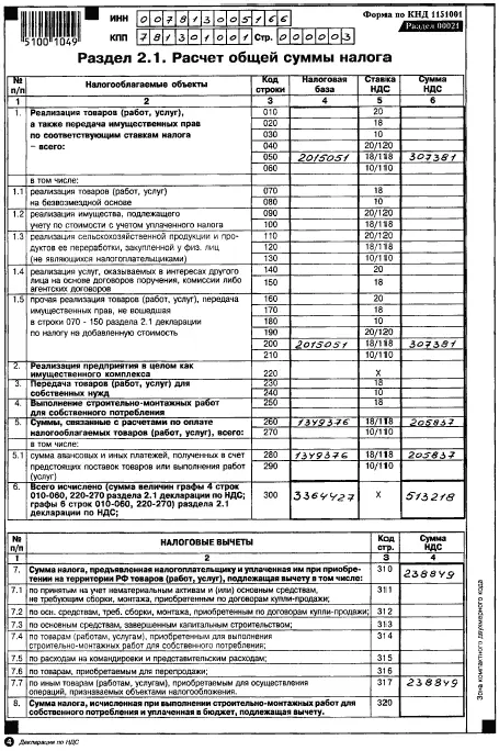 354 Налоговая декларация по налогу на имущество - фото 134