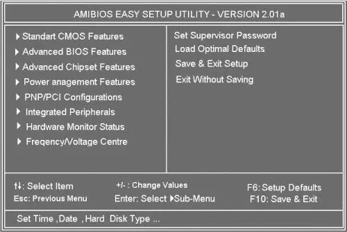 Рис 34 Внешний вид AMIBIOS AMI BIOS характеризуется гораздо меньшей - фото 24