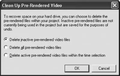 Рис 1532 Окно Clean Up PreRendered Video В заключение обзора программы - фото 188