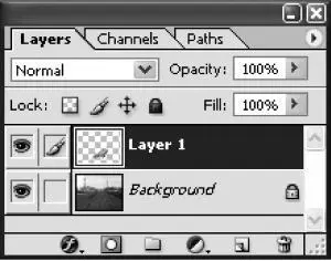 Рис 1722 Панель Layers Слои Чтобы уменьшить вставленное изображение - фото 233