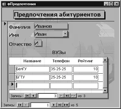 Рисунок 1212 Окно Формы в обычном режиме Конструктор форм Чтобы начать - фото 262