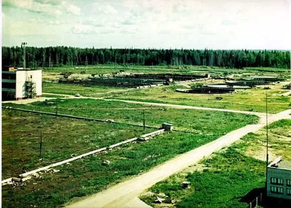 Томск 1981 г Часть панорамы канализационноочистных сооружений комбината - фото 8