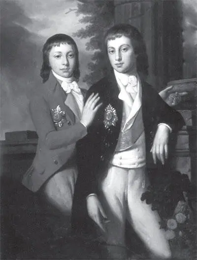 Принцы Павел и Петр Ольденбургские 1790е гг Будущему герцогу - фото 76