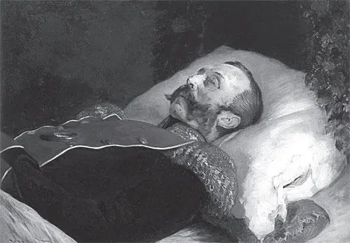 Репродукция с картины Маковского Александр II на смертном одре Сергей - фото 93