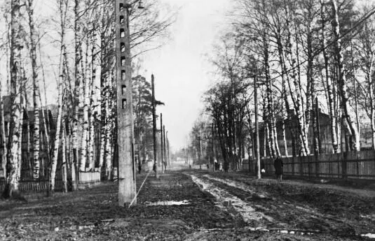 Пересечение Институтского проспекта и Объездной улицы 1930 г Учились мы все - фото 39